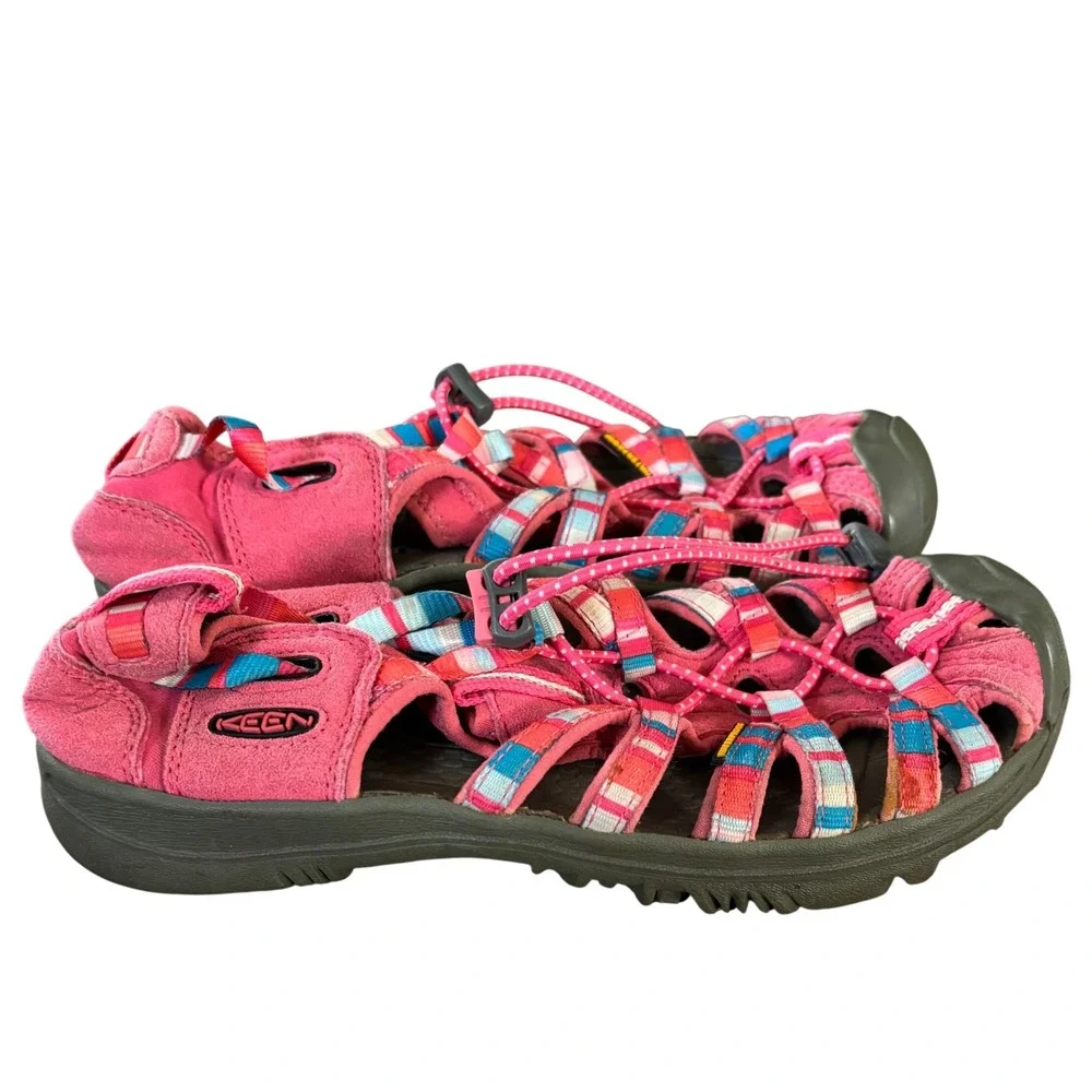 Keen Newport H2 Sport Sandals Big Kids‎ Sz 4 Pink Waterproof